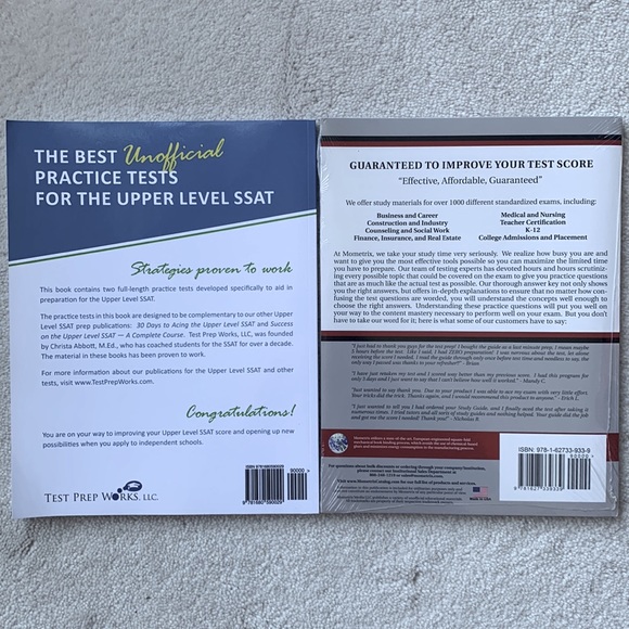 NWT SSAT Upper Level Practice Test - Picture 2 of 8